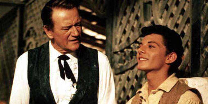 John Wayne e Frankie Avalon em O Álamo (The Alamo)