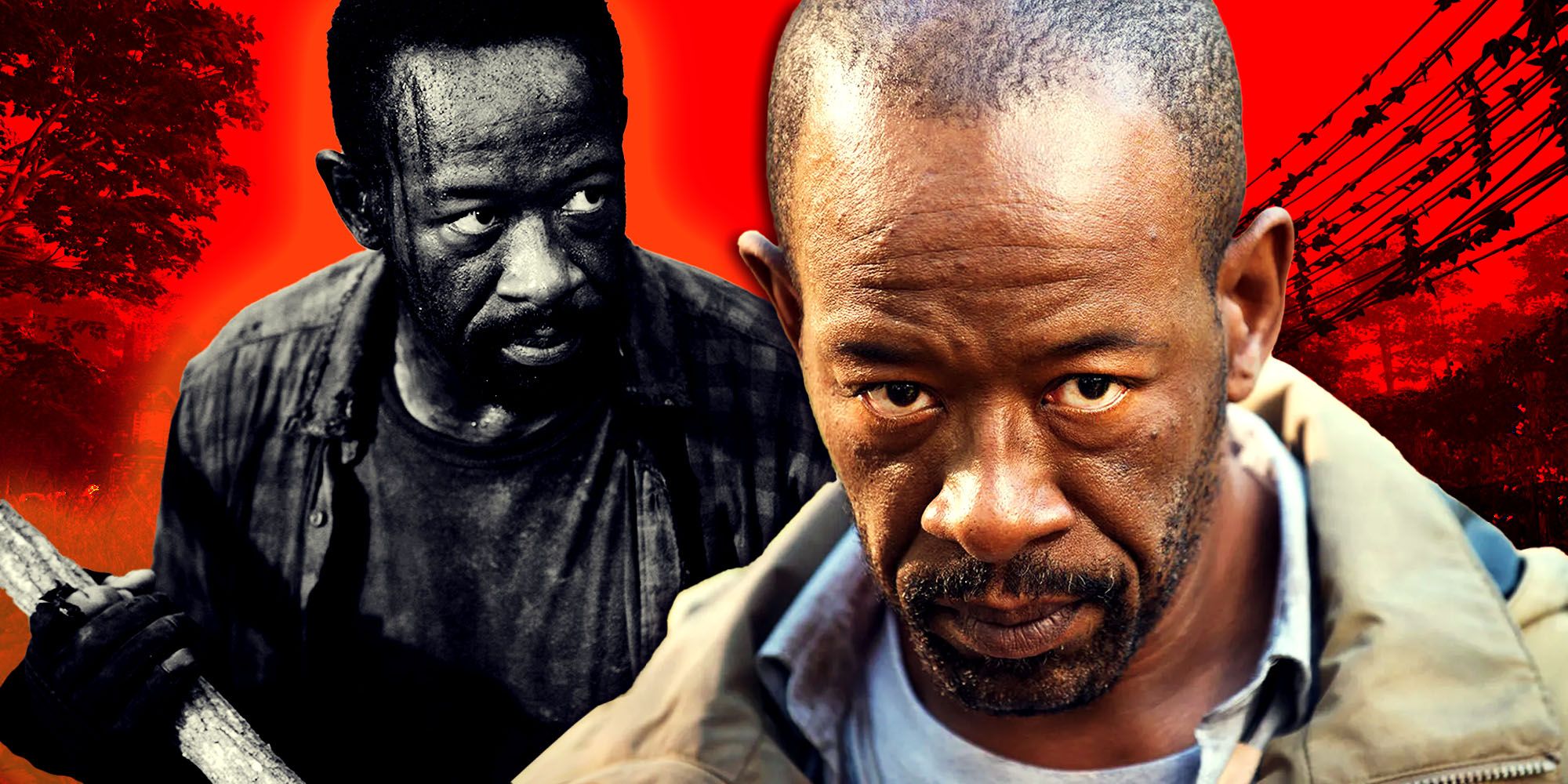 Custom Image of Lennie James looking intense as Morgan Jones in The Walking Dead