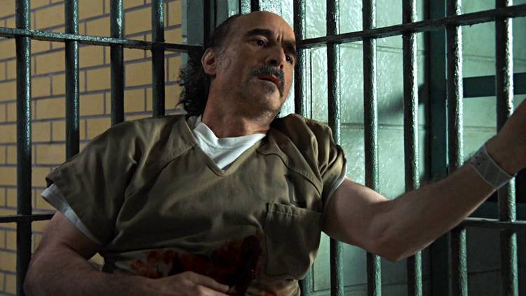 Olinsky is stabbed in prison in Chicago PD season 5, episode 21.