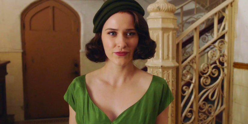 Rachel Brosnahan as Miriam Maisel in The Marvelous Mrs. Maisel