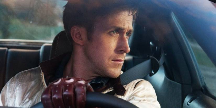 Ryan Gosling dirigindo no Drive