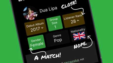 Spotle Spotify game