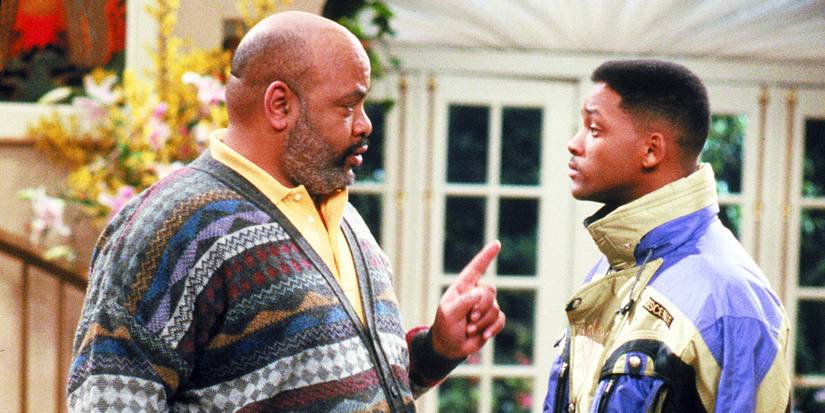 Iconic Figures Who Defined The Small Screen James Avery as Uncle Phil and Will Smith as Will in The Fresh Prince of Bel-Air.