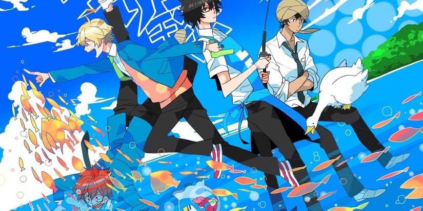 20 Most Underrated Anime Series 8 The Main Cast of Tsuritama