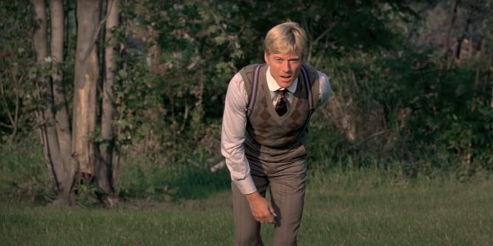 Robert Redford as Roy in The Natural