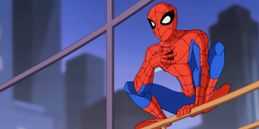 The Spectacular Spider-Man leva a mão ao peito