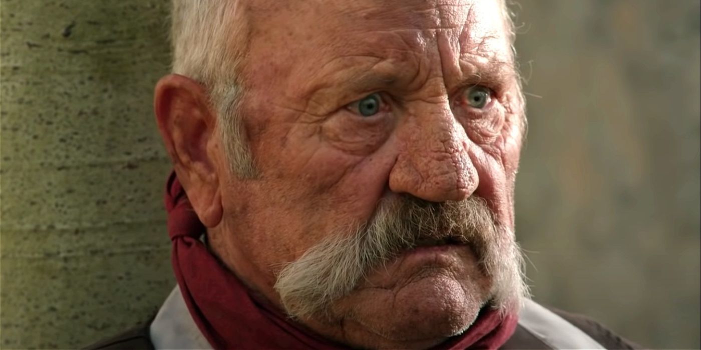 Wade Morrow looking frightened in Yellowstone.