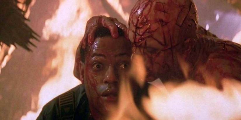 Weir torturing Miller in Event Horizon