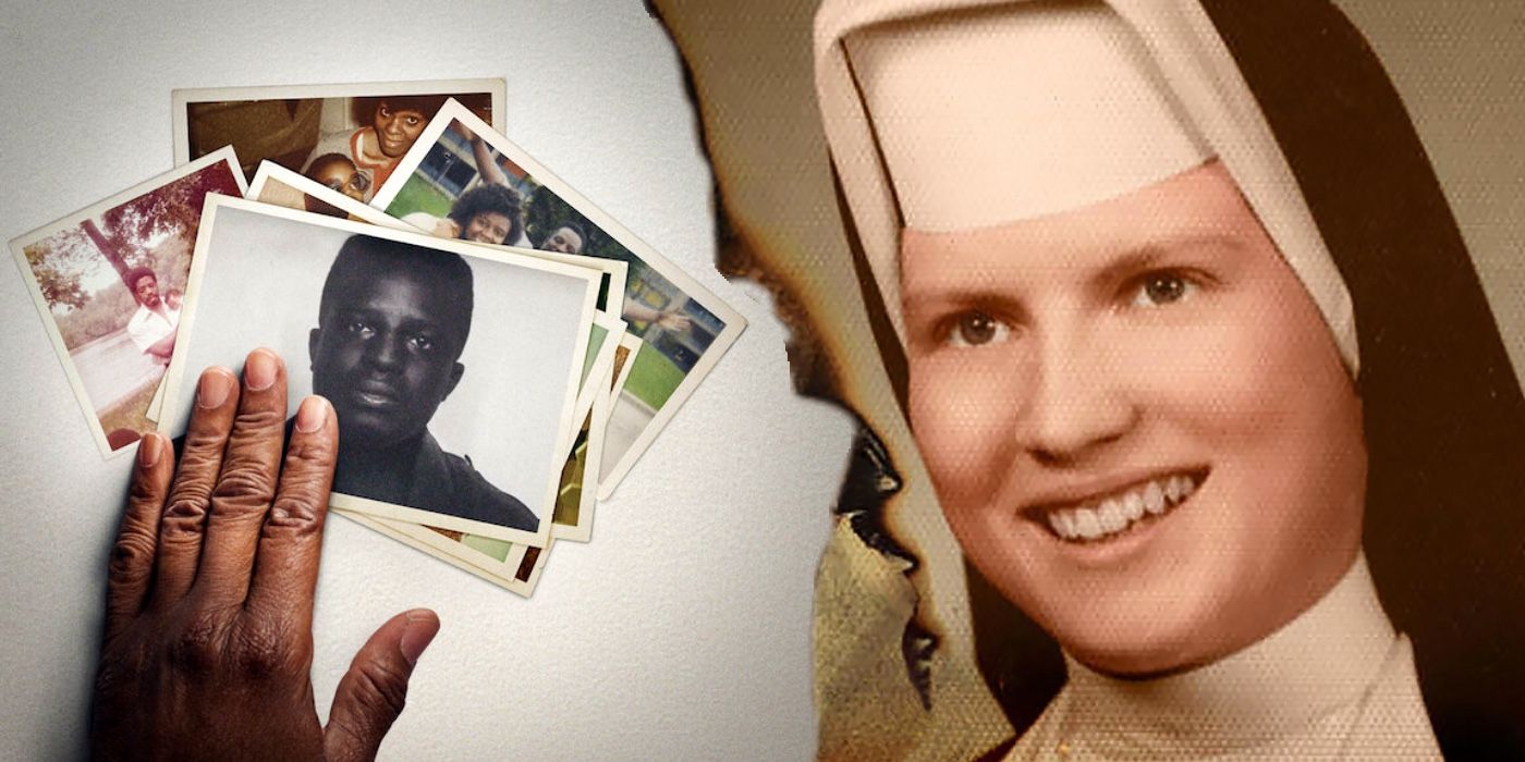 Смешанное изображение содержит фотографии из документальных фильмов Netflix «Strong Island» и «The Keepers»