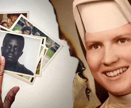 Смешанное изображение содержит фотографии из документальных фильмов Netflix «Strong Island» и «The Keepers»