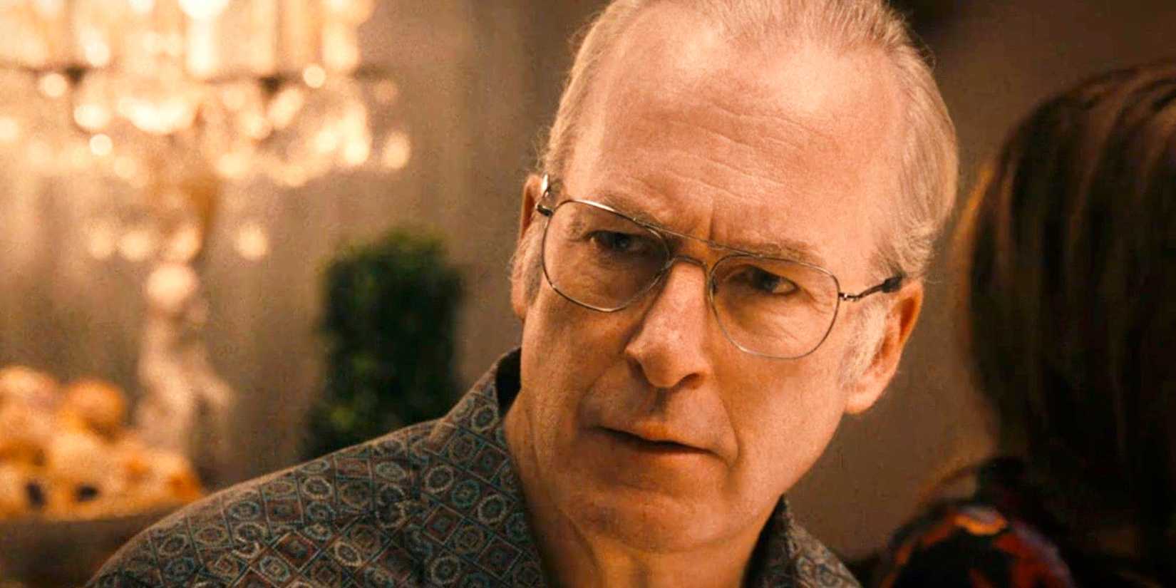 Bob Odenkirk as Lee at the Berzatto dinner in The Bear season 2