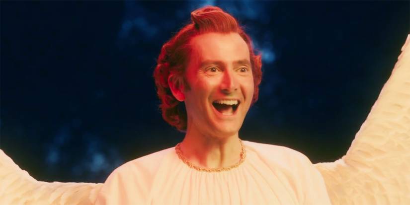 Crowley em Good Omens Season 2.