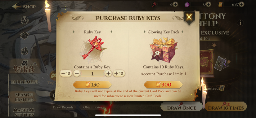 Harry Potter: Magic Awakened - All Key Types & How To Earn Them