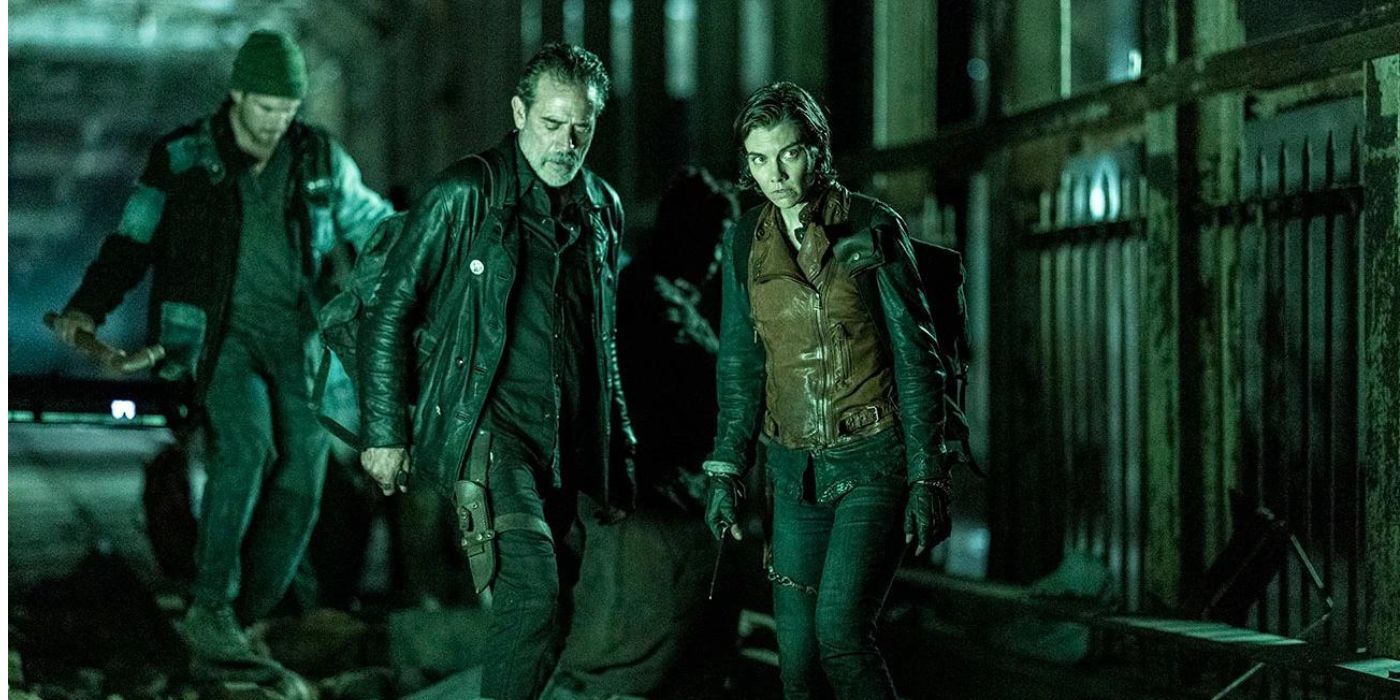 Maggie and Negan avoid the Croat's traps in NYC in The Walking Dead Dead City