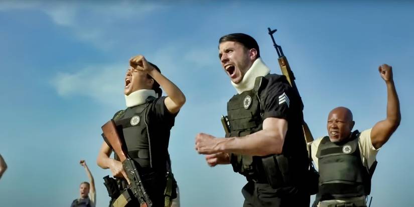 Michael Carollo as Carl Roberts and Chelle Ramos as Jamie Roberts in Twisted Metal