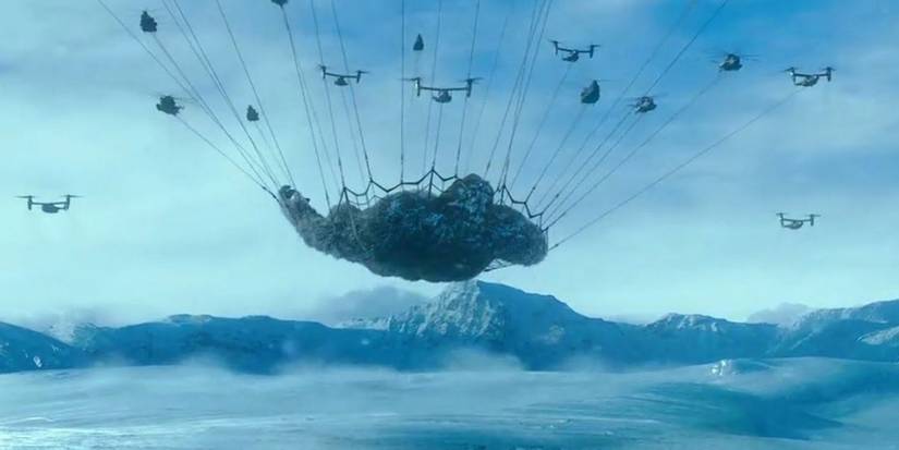 Monarch airlifts Kong to Antarctica in Godzilla vs Kong