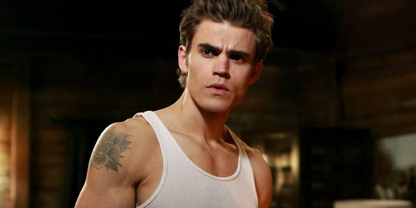 Paul Wesley as Stefan Salvatore Wearing a Tank Top in The Vampire Diaries