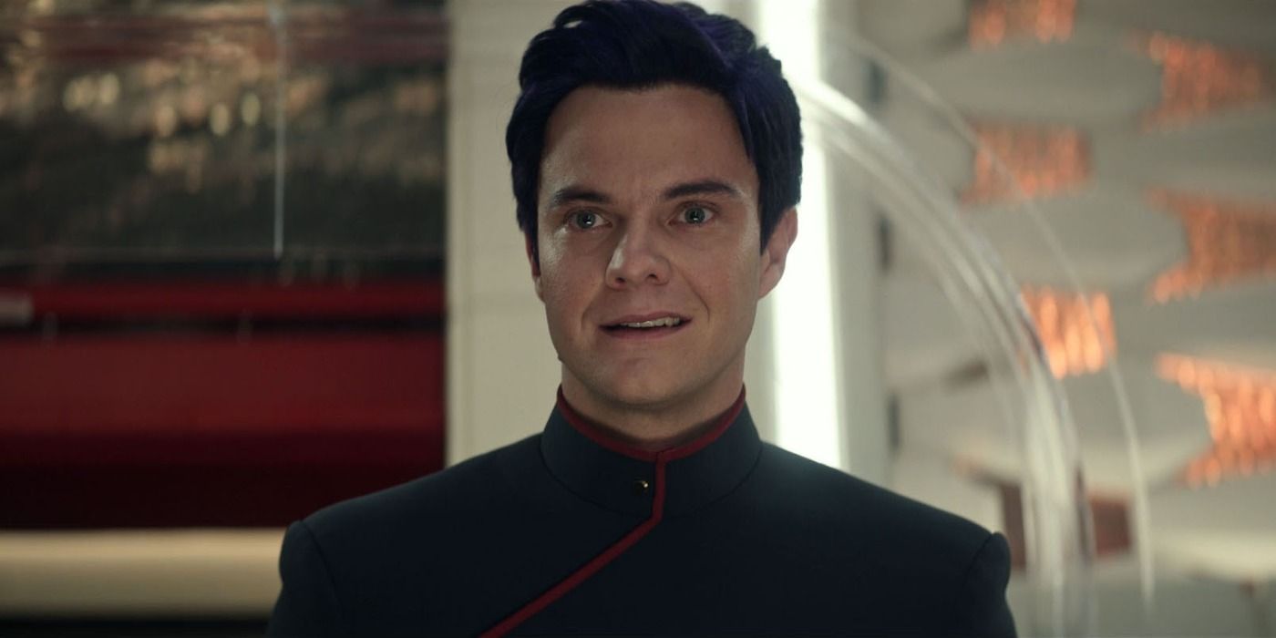 Jack Quaid as Brad Boimler in the Star Trek: Strange New Worlds episode 