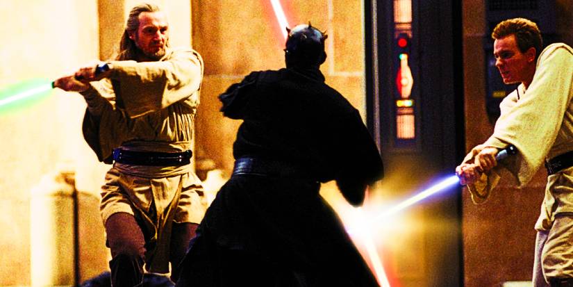 star wars the phantom menace fateful duel battle