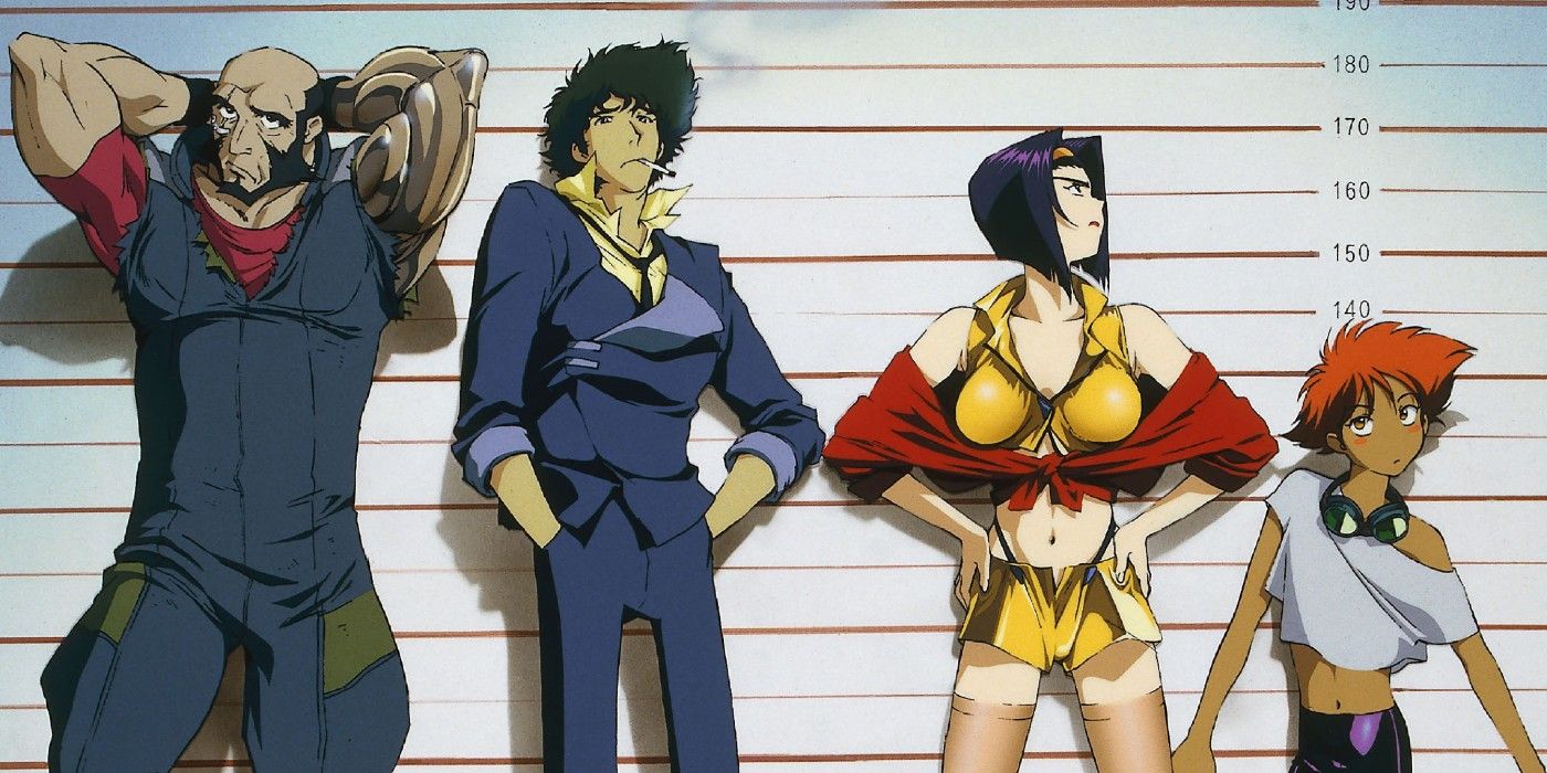 Il cast di Cowboy Bebop in formazione