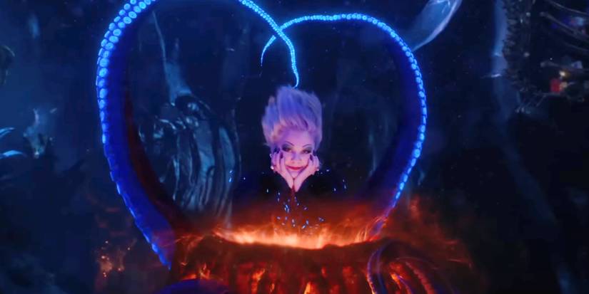 Ursula over cauldron in The Little Mermaid