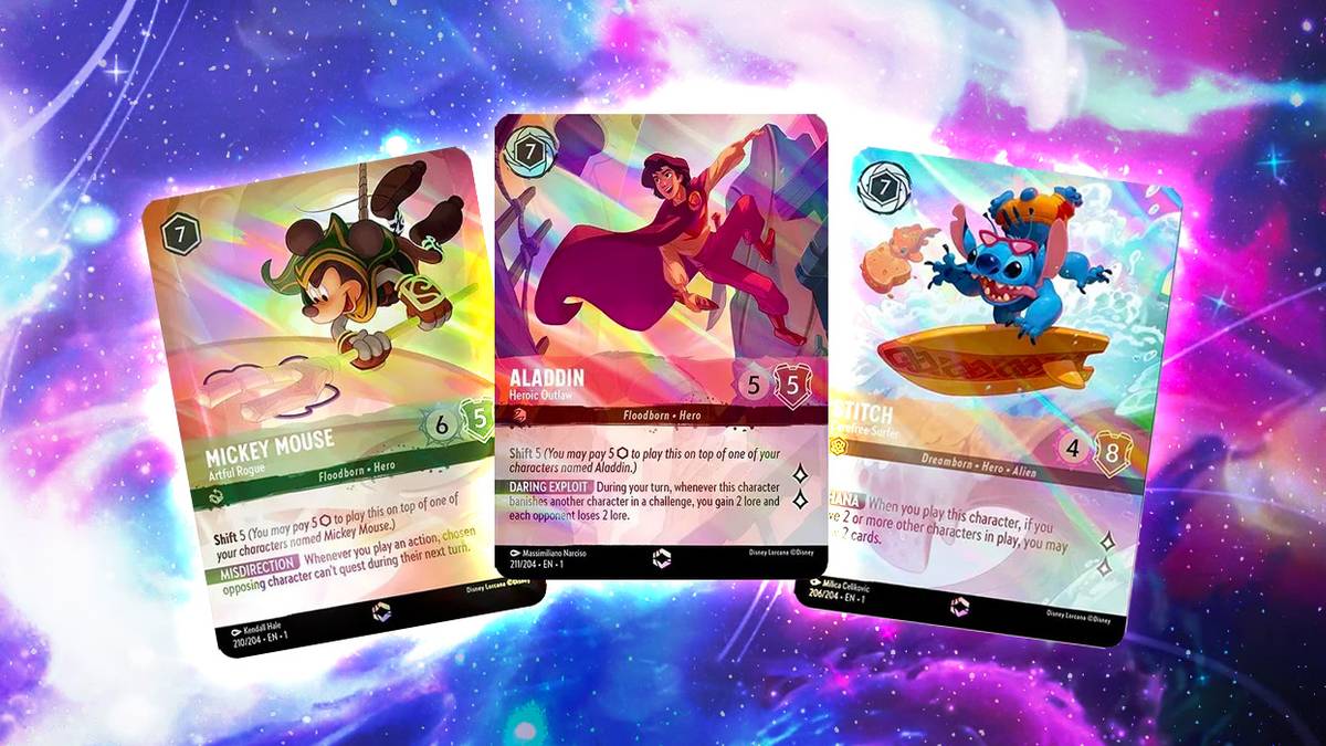 Disney Lorcana's Rarest Enchanted Card Isn't Even Playable Disney Lorcana's Rarest Enchanted Card Isn't Even Playable