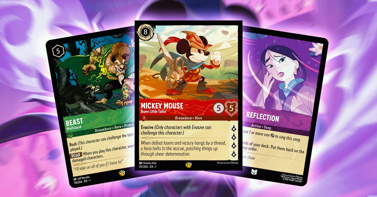lorcana the first chapter best cards Ravensburger Disney TCG: - Sapphire & Steel Single-Player Starter Deck | Engaging Gameplay | Over 200 Original Disney Artworks Lorcana First Chapter Card Prices