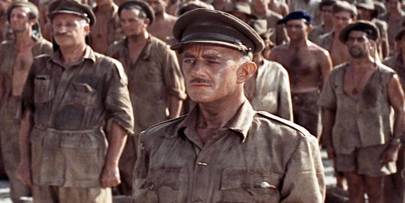 Alec Guinness as Colonel Nicholson in The Bridge on the River Kwai