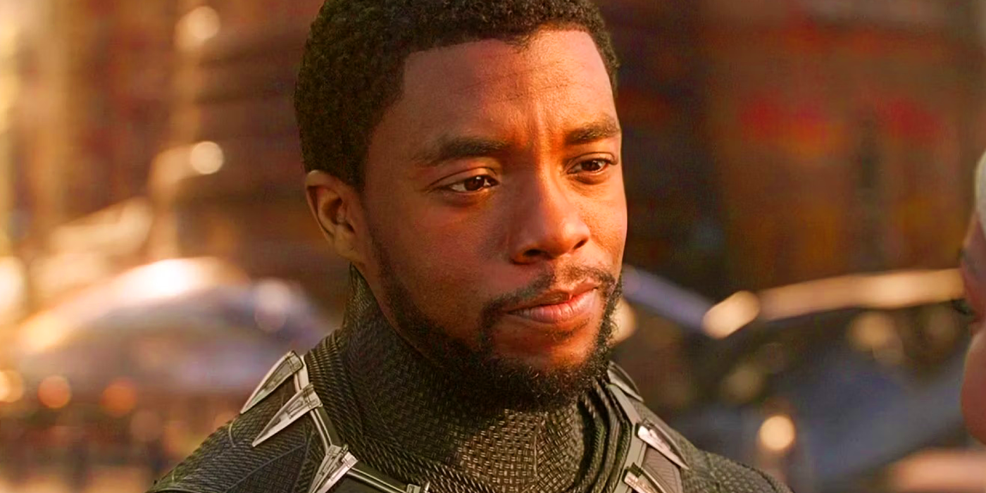 Chadwick Boseman as T'Challa, a.k.a. Black Panther, in the MCU