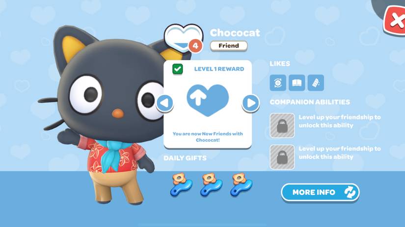 Hello Kitty Island Adventure: Every Friendship Unlock & Companion Ability