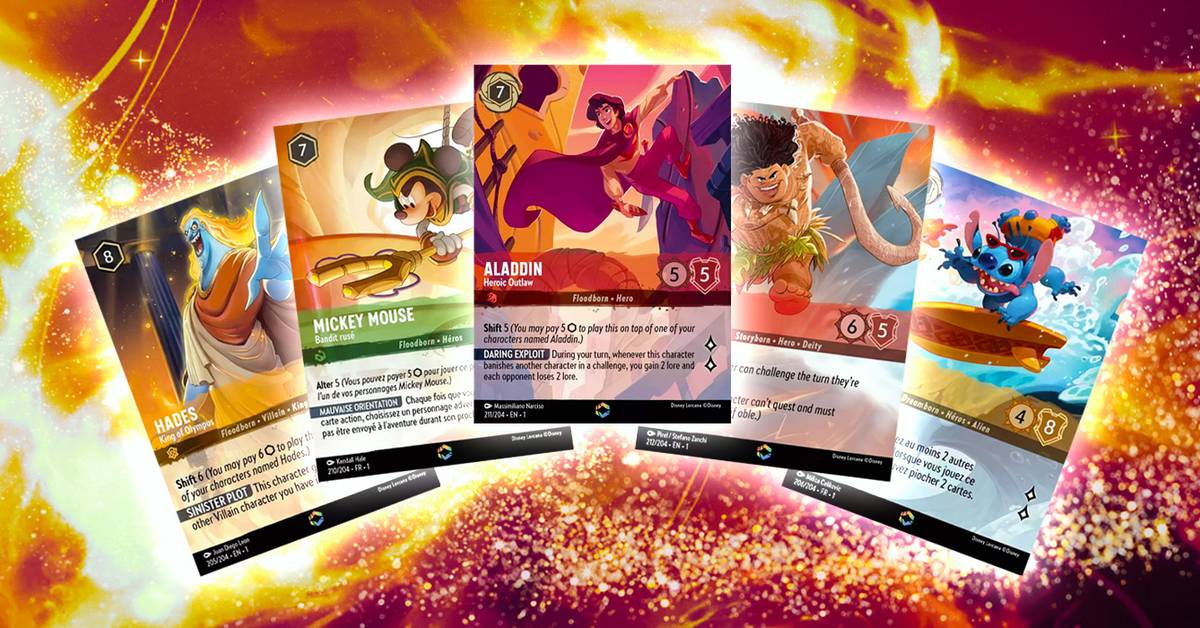All 12 Enchanted Cards In Disney Lorcana: The First Chapter (& How Much They're Worth) All 12 Enchanted Cards In Disney Lorcana: The First Chapter (& How Much They're Worth)