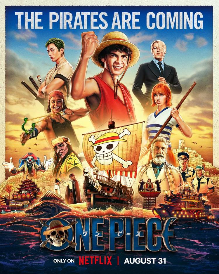 New One Piece Live-Action Poster Teases More Pirate Ships & Locations ...