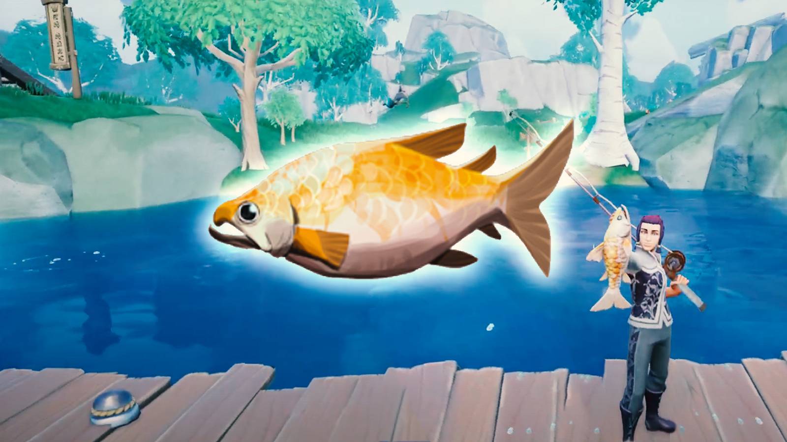 How To Find (& Catch) a Golden Salmon In Palia