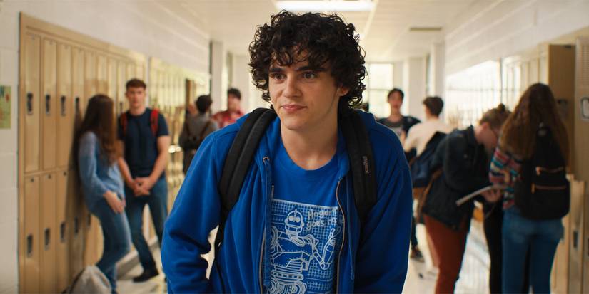 Jack Dylan Grazer walking through a high school hallway in Shazam Fury of the Gods