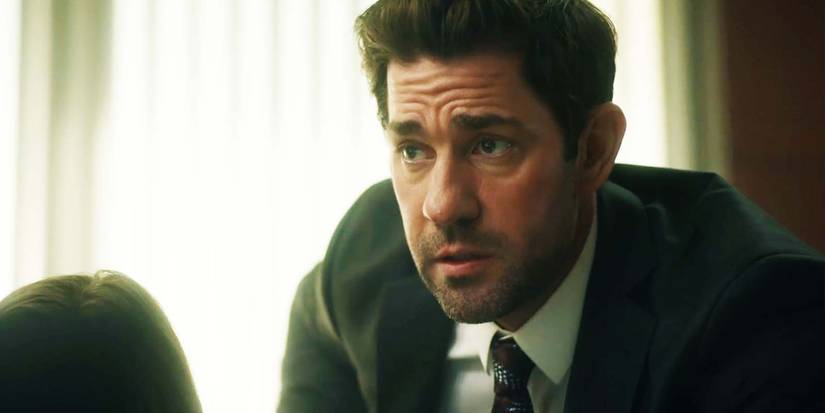 John Krasinski as Jack Ryan looking scared in Tom Clancy's Jack Ryan season 4