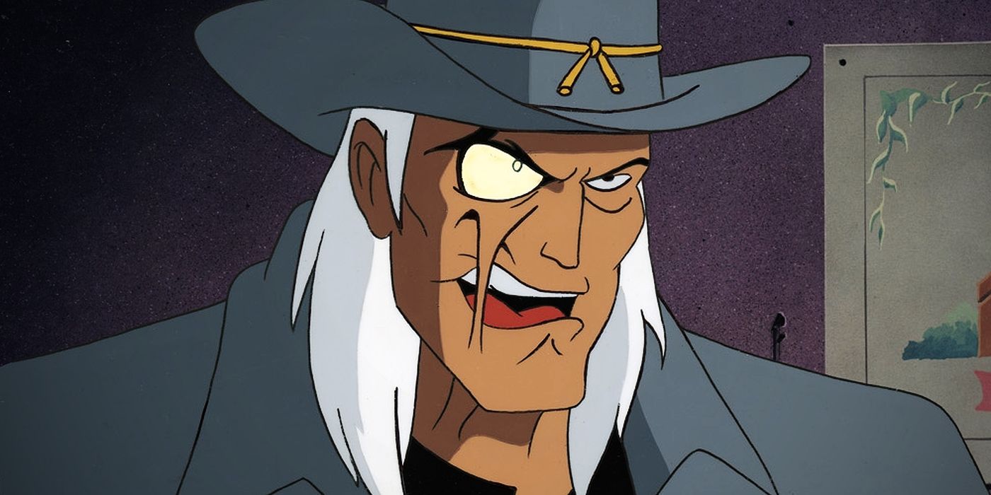 Jonah Hex speaks sternly in Batman The Animated Series Showdown