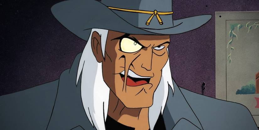 Jonah Hex speaks sternly in Batman The Animated Series Showdown