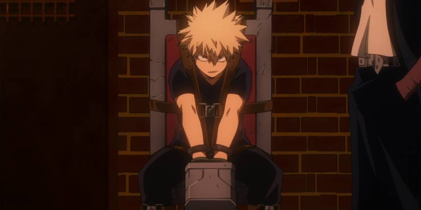My Hero Academia: Bakugo captured by the League of Villains.