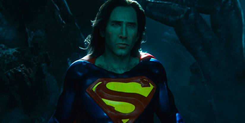 Nicolas Cage como Superman em The Flash