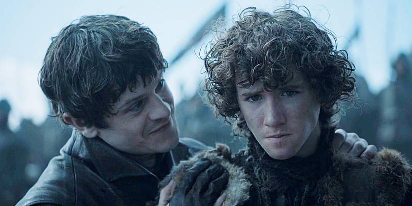 Ramsay Bolton threatening Rickon Stark in Game of Thrones season 6