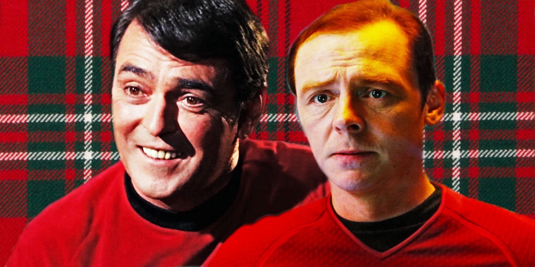 Os dois Scottys de Star Trek contra o tartan do clã Scott