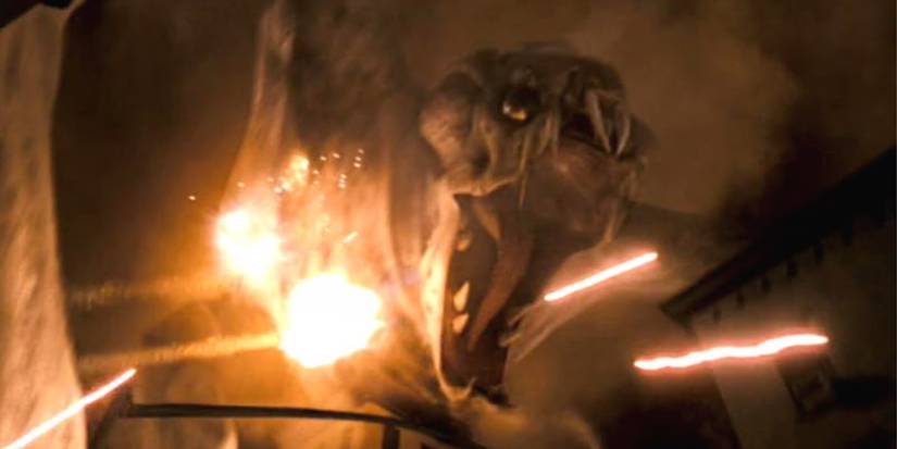 The army shoots the monster in Cloverfield