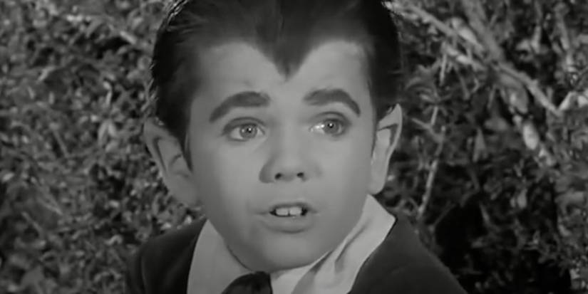 Eddie Munster talks sheepishly in The Munsters season 1, episode 27