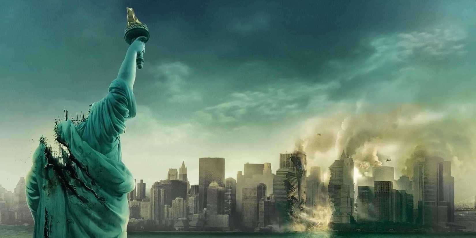 O pôster de Cloverfield com a Estátua da Liberdade decapitada