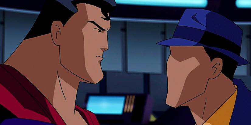 O Questão confronta Superman em