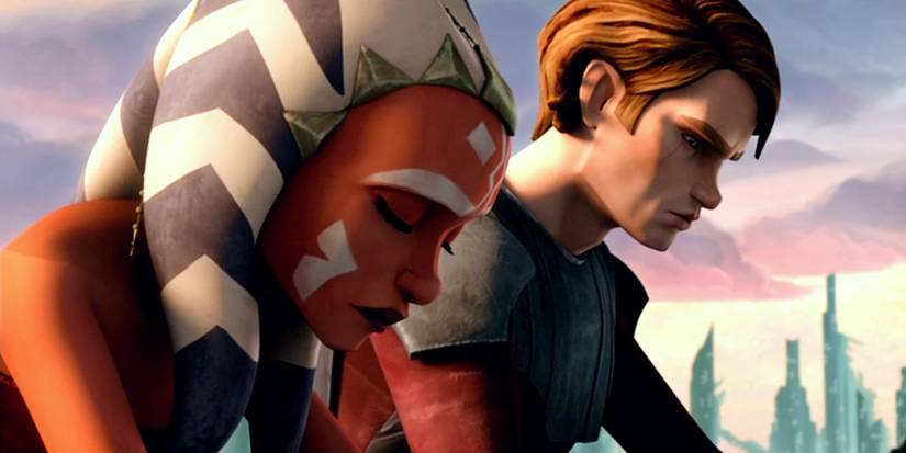Anakin Skywalker agrees to train Ahsoka Tano as his Padawan in Star Wars: The Clone Wars (2008).