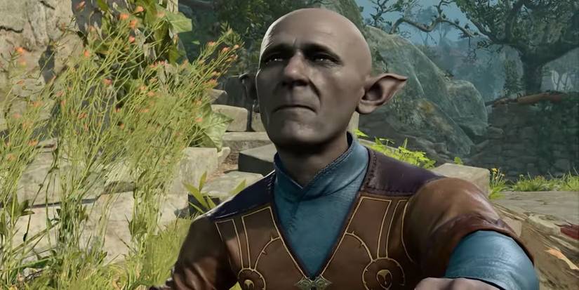Barcus Wroot sieht in Baldur's Gate 3 besorgt aus.