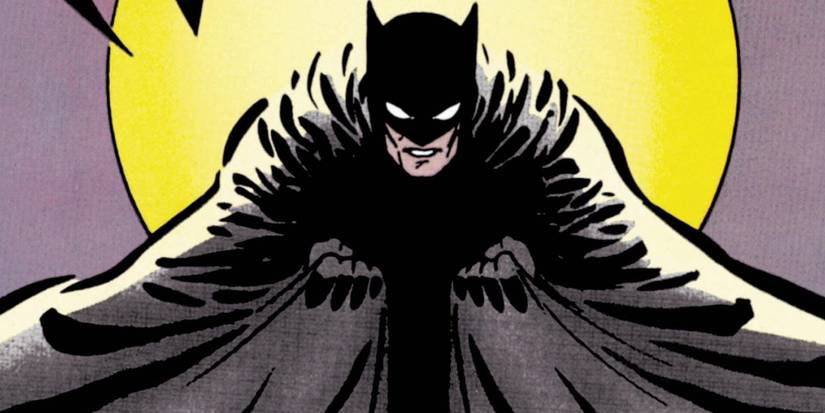 Çizgi Reklam Sanatı: Batman Batman Birinci Yılda Cape'i Kaçıyor
