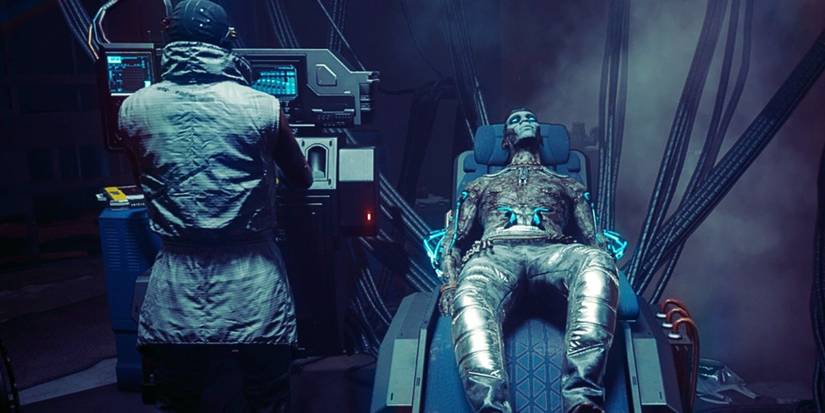 Cyberpunk 2077 Phantom Liberty Gig Treating Symptoms With Milko Alexis On A Doctors Bed