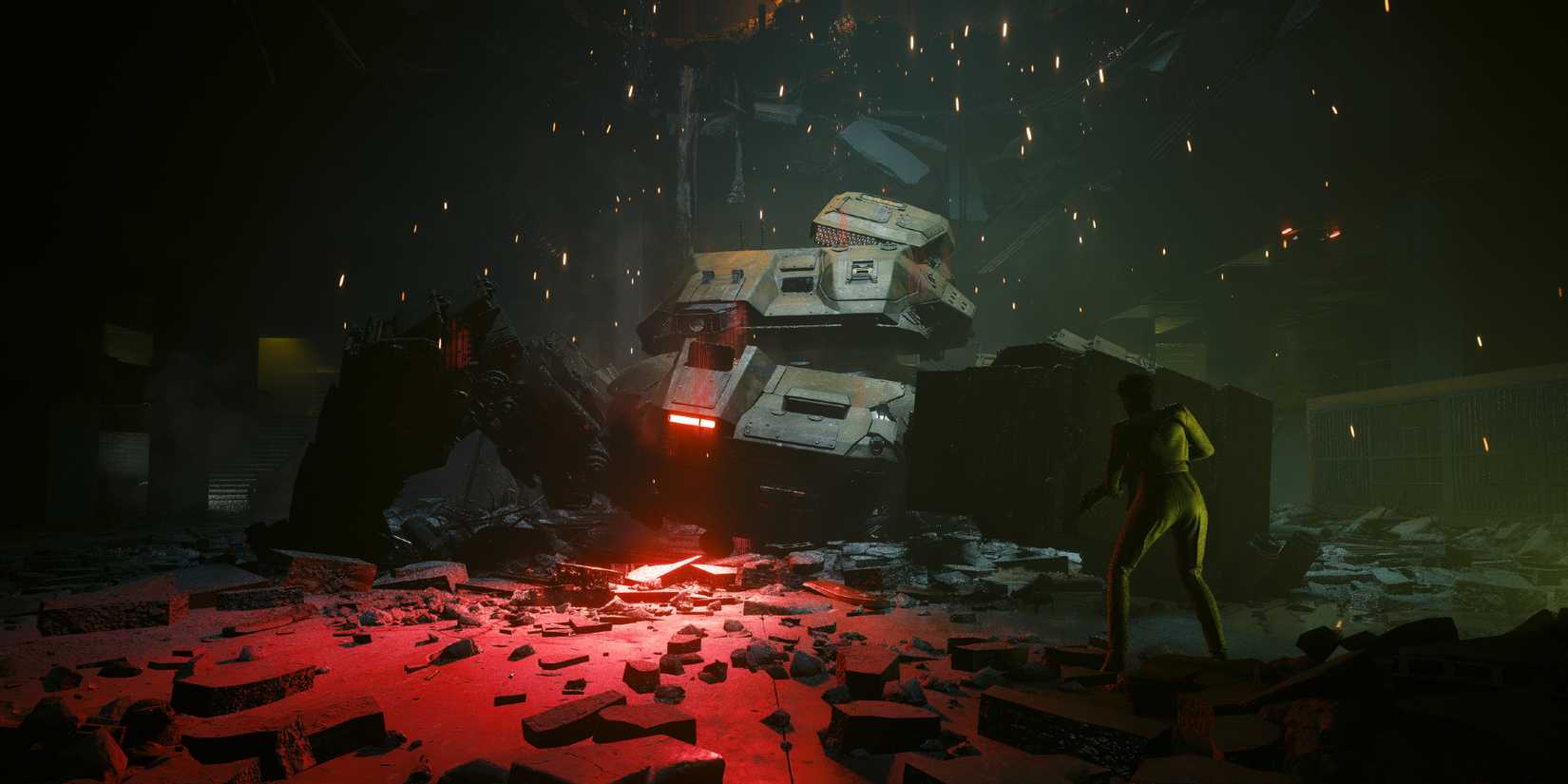 Cyberpunk 2077 Phantom Liberty V And President Myers Preparing To Battle The Chimera Robot